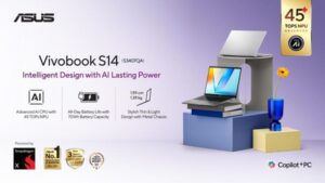 ASUS Vivobook S14: Laptop AI Canggih, Ringan, & Tahan Lama Seharian