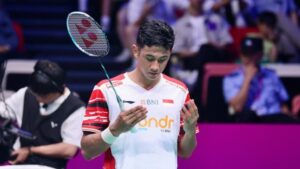 Alwi: Pahlawan Indonesia! Poin Sempurna Lawan Denmark Piala Sudirman 2025