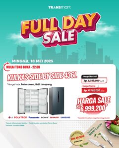 Buruan! Diskon Gila Kulkas 2 Pintu Transmart, Hemat 2 Juta!