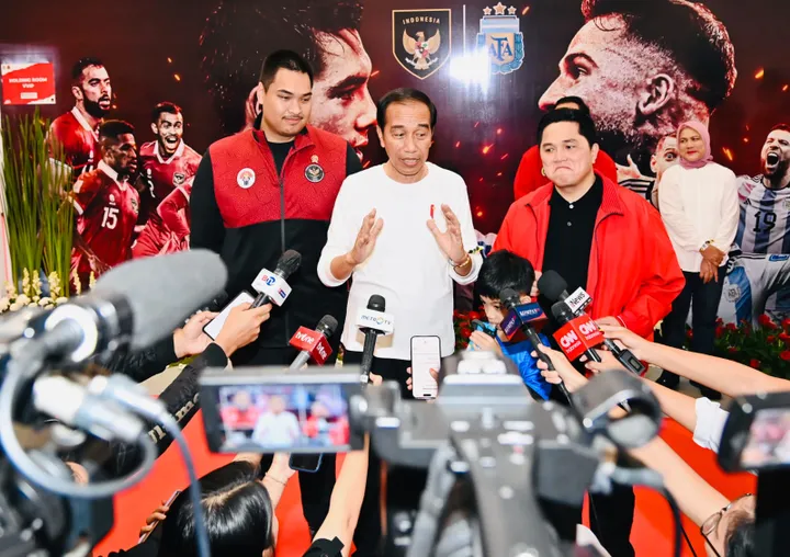 Jokowi Nonton Indonesia vs Argentina Tanpa Messi? Saksikan!