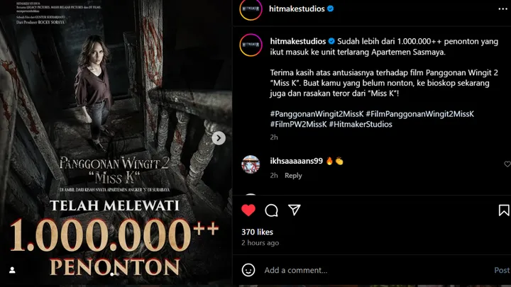 Miss K: Film Horor Indonesia terlaris, sinopsis & pemainnya