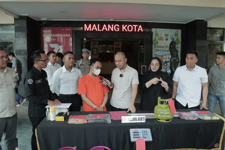 Pengoplosan Gas Elpiji Subsidi Terbongkar, Polresta Malang Kota Bertindak Tegas