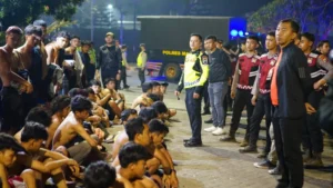 Polisi Malang Gagalkan Balap Liar, Amankan Puluhan Remaja