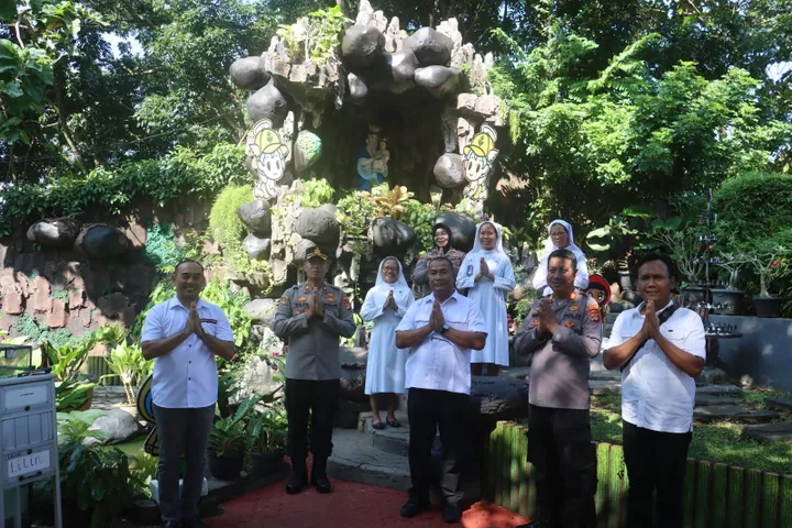 Polres Lampung Selatan: Bakti Sosial Jelang Kenaikan Yesus