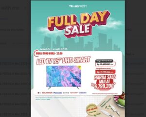 Rebut Smart TV UHD 65 Inch Murah! Diskon Gila Transmart