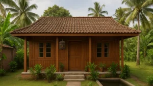 Rumah Kayu Desa Islami: Desain Betah, Nyaman & Inspiratif