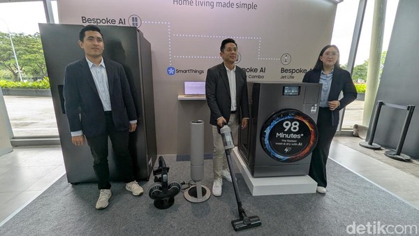 Samsung Bespoke AI: 3 Inovasi Canggih, Kulkas hingga Vacuum