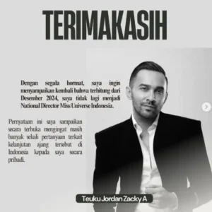 Teuku Zacky Mundur: Skandal Miss Universe Indonesia Terungkap?