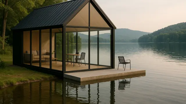 7 Rumah Kaca Mewah: Hunian Impian di Pinggir Danau