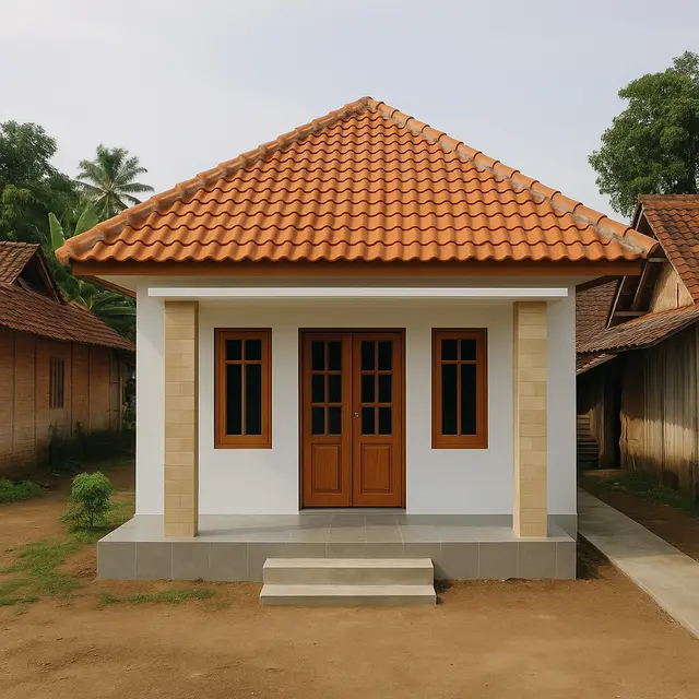 Desain Rumah Kampung Mewah 2025: 8 Inspirasi Elegan