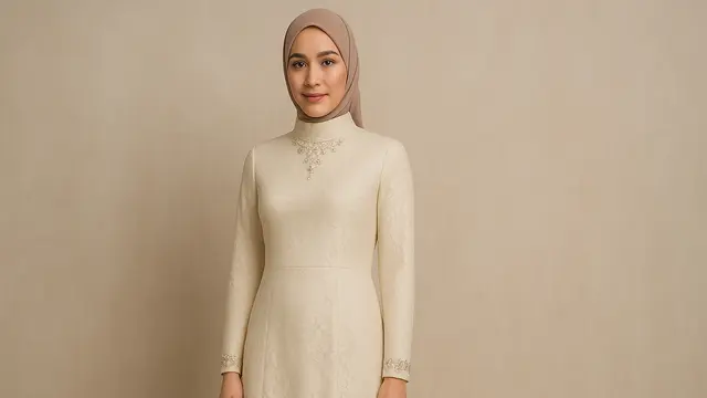 Gamis Brokat 2025: 8 Model Ramping & Warna Terpopuler