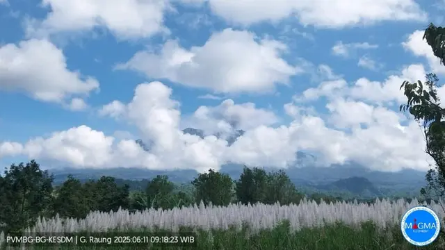 Gunung Raung Erupsi Dahsyat! Letusan 750 Meter, Waspada!